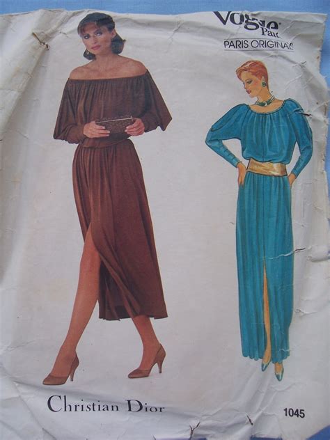 nearly Dior dress pattern